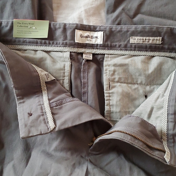 Men's Goodfellow Grey Slim Chino 30W×30L - Picture 4 of 4